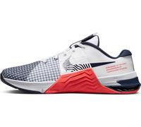 Nike Mens Training Shoe Metcon 8, White/Obsidian-Bright Crimson, DO9328-101, 42 EU (M 8.5 US)