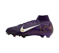 Nike Mercurial Superfly 10 Elite Kylian Mbappe FG Chaussures de football montantes (FQ8692-500, Grand Violet/Ivoire pâle), Violet/ivoire pâle, 7