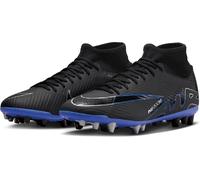 Nike Homme Zoom Superfly 9 Academy AG Football Soccer Shoe, Black/Chrome-Hyper Royal, 43 EU