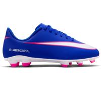 Nike Mercurial Vapor 16 Club Juniors Firm Ground Football Boots Bleu/Blanc/Rose 5 (38) Male
