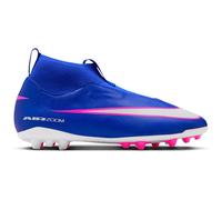 Crampons de foot à coupe montante pour terrain synthétique Nike Jr. Mercurial Superfly 10 Academy pour enfant/ado Racer Blue/Blanc 33.5