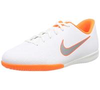 Nike MercurialX Vapor XII Academy IC Junior Chaussures de Football Unisexe - Blanc - Blanc Chrome Total O 107., 33 EU