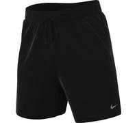 Nike Mid Thigh Length Short M NK DF Form 7In UL Short, Black/White, DV9857-010, S
