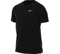 Nike Miler Breathe Dri-Fit HJ4181-010 Haut de Course à Manches Courtes pour Homme, Noir/argenté réfléchissant, Taille S