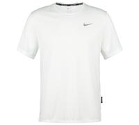 Nike Miler Breathe Dri-Fit HJ4181-121 Haut de Course à Manches Courtes pour Homme, Blanc Sommet/argenté réfléchissant, Taille 2XL