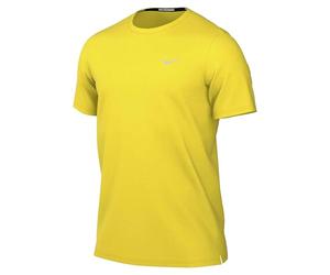 Nike Miler Haut De Running À Manches Courtes Dri-Fit UV pour Homme, Lightening/Reflective Silv, DV9315-718, S