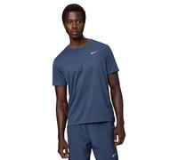 Nike Miler Haut De Running À Manches Courtes Dri-Fit UV pour Homme, Thunder Blue/Reflective Silv, DV9315-437, XL