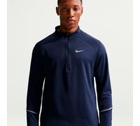 Nike Miler Maillot de course Hommes - bleu foncé, argent, Taille M