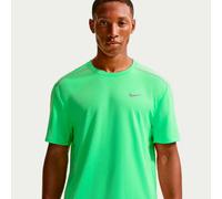 Nike Miler Maillot de course Hommes - vert, argent, Taille XXL