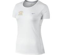 Nike MILER SHORT SLEEVE Zlata tretra Tee-shirt XL Blanc