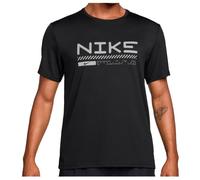 Nike - Miler Winterized S/S Running Top - T-shirt de running - S - black / reflective silver