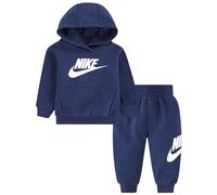 Nike Mixte Bébé Club French Terry Blender, Bleu Profond/blanc, 12 Mois EU
