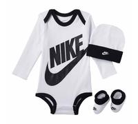 Nike Mixte Bébé Futura Logo Ensemble De T-Shirt pour Et Bambins, Blanc, 0-6 Mois EU