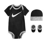Nike Mixte Bébé Swoosh Ensemble De T-Shirt pour Et Bambins, Noir, 0-6 Mois EU