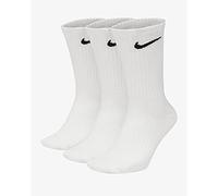 Nike Mixte Cush Crew - 3p Value Chaussette, Blanc/ Noir, XL EU