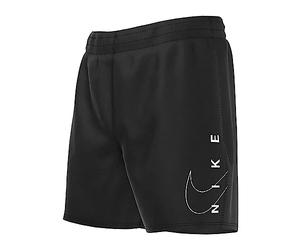 Nike Mixte De Bain Split Logo Lap 4'' Enfants Shorts, Noir 001, XL EU