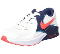 Nike Mixte enfant Air Max Excee Big Kids Shoe, Summit White Bright Crimson, 35.5 EU