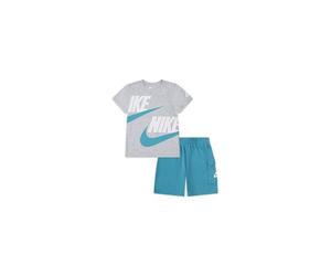 Nike Mixte Enfant B NSW HBR CARGO FT SHORT SET, DUSTY CACTUS, 6 Ans EU