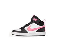 Chaussure Nike Court Borough Mid 2 pour ado Noir/Blanc/Sunset Pulse 39
