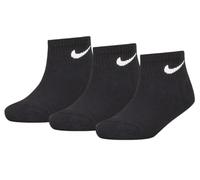Nike Kids Ankle 3 Pack Unisexe - Chaussettes, Noir - Taille 27 - 35 Black 27 - 35