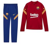 Nike Mixte enfant Fcb Y Nk Dry Strke Dril Top T shirt manches longues, Noble Red/Noble Red/Amarillo/(Amarillo) (Full Spon-plyr), S EU