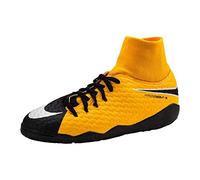 Nike Mixte Enfant Jr. Hypervenom X Phelon 3 Dynamic Fit IC Chaussures de Football, Orange (Laser Orange/Black-White-Volt), 35.5 EU