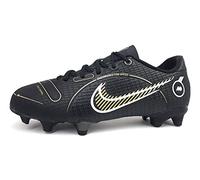 Nike Mixte enfant Jr. Mercurial Vapor 14 Academy Mg Little Big Kids Multi Ground Soccer Cleats, Black Metallic Gold Metallic Silver, 29.5 EU