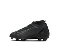 Chaussure de foot à crampons montante multi-surfaces Nike Jr. Mercurial Superfly 10 Club pour enfant/ado Noir/Deep Jungle/Noir 32