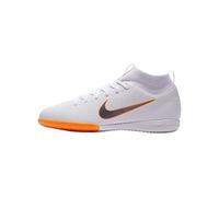 Nike Mixte Enfant Mercurial Superflyx VI Academy Indoor Chaussures de Football, Blanc (weiß/Orange weiß/Orange), 34 EU