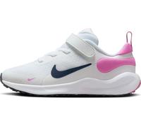 NIKE Mixte Enfant Revolution 7, White Midnight Navy Playful Pink, 31 EU