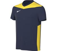 Nike Mixte Enfant Short Sleeve Top Y NK DF Prk Drb Iv JSY SS, Midnight Navy/Tour Yellow/White, FD7438-410, XS