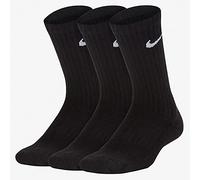 Nike Mixte enfant Y Nk Evry Cush Crew 3pr Chaussettes, Noir/Blanc, M (38-42 EU)