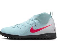 Nike Mixte Jr. Phantom Luna 2 Academy Plat Oxford, Mint Atomic Red Off Noir, 35.5 EU