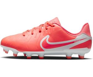 NIKE Mixte Jr. Tiempo Legend 10 Academy MG Plat Oxford, Hot Lava White, 32 EU