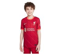 Nike Mixte Liverpool, Saison 2021/22, Équipement de Jeu, Home Maillot, Gym Red/Bright Crimson/Fossil, 62 EU
