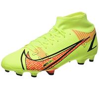 Nike Mixte Superfly 8 Academy FG/MG Chaussure de Football, Volt/Black-Bright Crimson, 43 EU