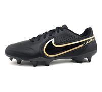 Nike Mixte Tiempo Legend 9 Academy MG Multi-Ground Soccer Cleats, Black/Black-Anthracite-Metallic Gold, 45.5 EU