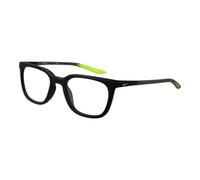 Nike - Monture Optique Noire en Métal Style Carré - Homme - Accessoires - Noir - Taille: ONE Size