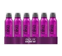 NIKE - Moonlight Woman Pack 6 x 200 ml, Déodorant pour femme, Format liquide, Eau de toilette naturelle et féminine, Arôme vanille orientale, Parfum frais et longue durée