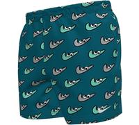 Nike Multi Print Mens 5 Volley Short Abysse Vert M Male