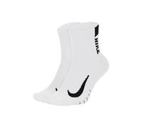 Nike Multiplier Chaussettes De Running Pack De 2 Unités - Blanc , Noir, Taille 46-50