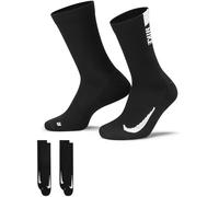 Nike 2 paires Multiplier Crew Chaussettes 2 paires Multiplier Crew L Noir