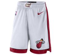 Nike NBA Homme - Shorts, Blanc - Taille L - Poly Mesh White L