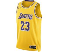 Nike Maillot NBA LA Lakers James #23 Homme - Jaune XXL