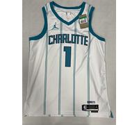Nike NBA Maillot Hornets LaMelo Ball #1 Blanc Homme XL Jordan