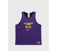 Nike NBA Mesh Practice Jersey Los Angeles Lakers Courtside men Jerseys purple taille: L