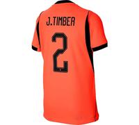 Nike Nederland Match Thuis Shirt WK Virgil 4 Kids Orange/Noir 128-137
