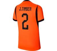 Maillot De Football Réplique Domicile des Pays-Bas 2026 avec Technologie Nike Dri-Fit pour Enfants Plus Âgés, Hyper Crimson/Black, IB5165-809, L
