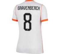 Maillot de foot Replica Nike Dri-FIT Pays-Bas 2026 Stadium Extérieur pour femme