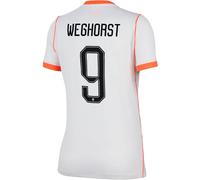 Nike Nederland Uit Shirt Weghorst 9 Dames Blanc/Orange S